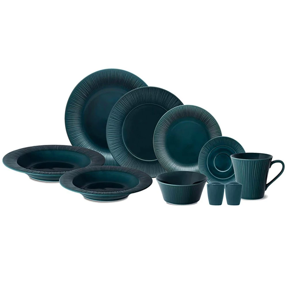 طقم عشاء 40 قطعه ازرق – 1725E – Noritake