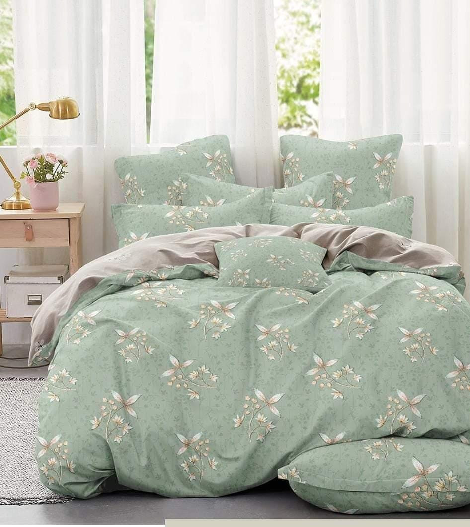 طقم مفرش سرير كبير 4 قطع موديل تركي المجد