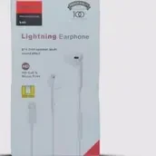 Digital Headphone With Lightning Plug For IPhone Stylish And Compact Design - White, Wireless, On-Ear Headphones EARPHONE JOYROOM LIGHTNING WIRED JR-EP4 WHITE