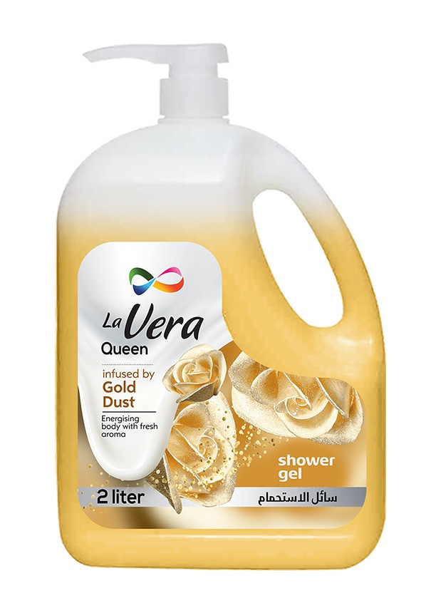 شاور جيل  لا فيرا 2 لتر رائحة غبار الدهب