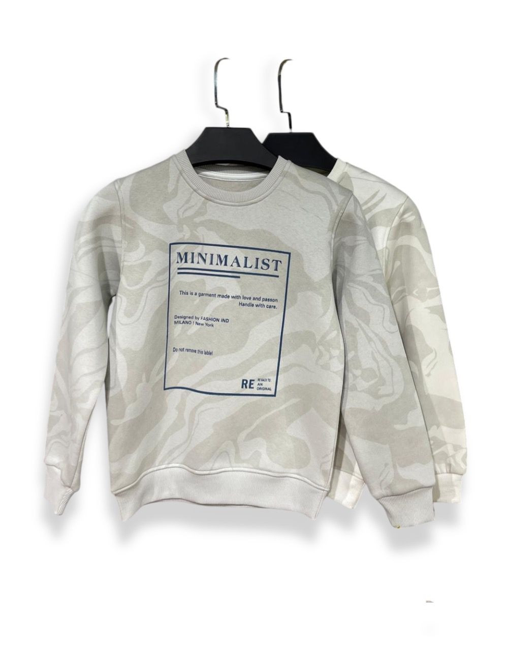 سويتشرت ولادي خامه ميلتون قطن 100%