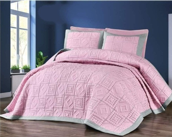 طقم كوفرته قطن  بيور سينجل 3 قطع طول:230*عرض:250 سم