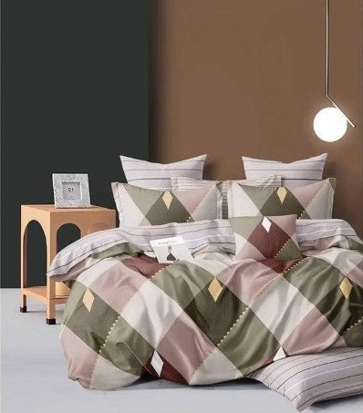 طقم سرير كبير المجد من القطن التركي عالي الجوده مكون من 4 قطع