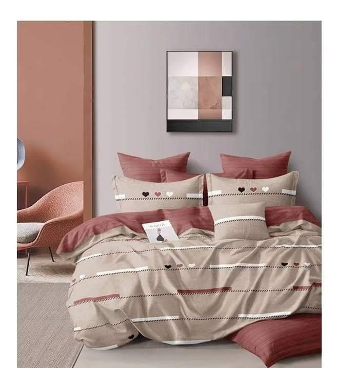 طقم سرير كبير المجد من القطن التركي عالي الجوده  متعدد الالوان  رائحه الزهور