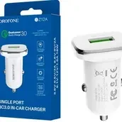 Borofone Bz12a Usb Qc 3.0 Car Charger (Fast Charging) - 18w (1460)