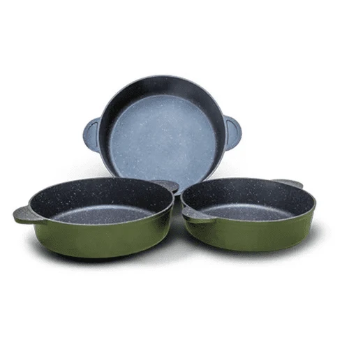 طقم صواني فرن جرانيت 3 قطعه (26-28-30