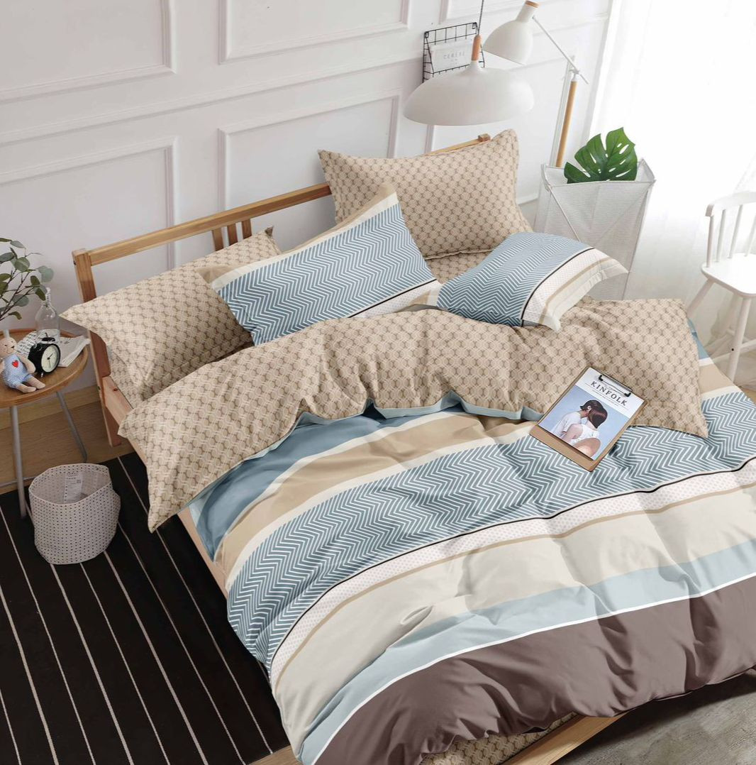 طقم ملاية سريراطفال - قطن تركى -عدد2 ملاية 190*240 سم- كيس مخدده 120*45 سم -كيس خدادية 50*70 سم