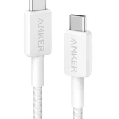 Anker 322 USB-C Cable To USB-C, USB-C To USB-C Fast Charging Cable, 60W Maximum Power Delivery PD To Charge MacBook, IPad Pro 2020, Samsung Galaxy, Pixel 0.9m, White