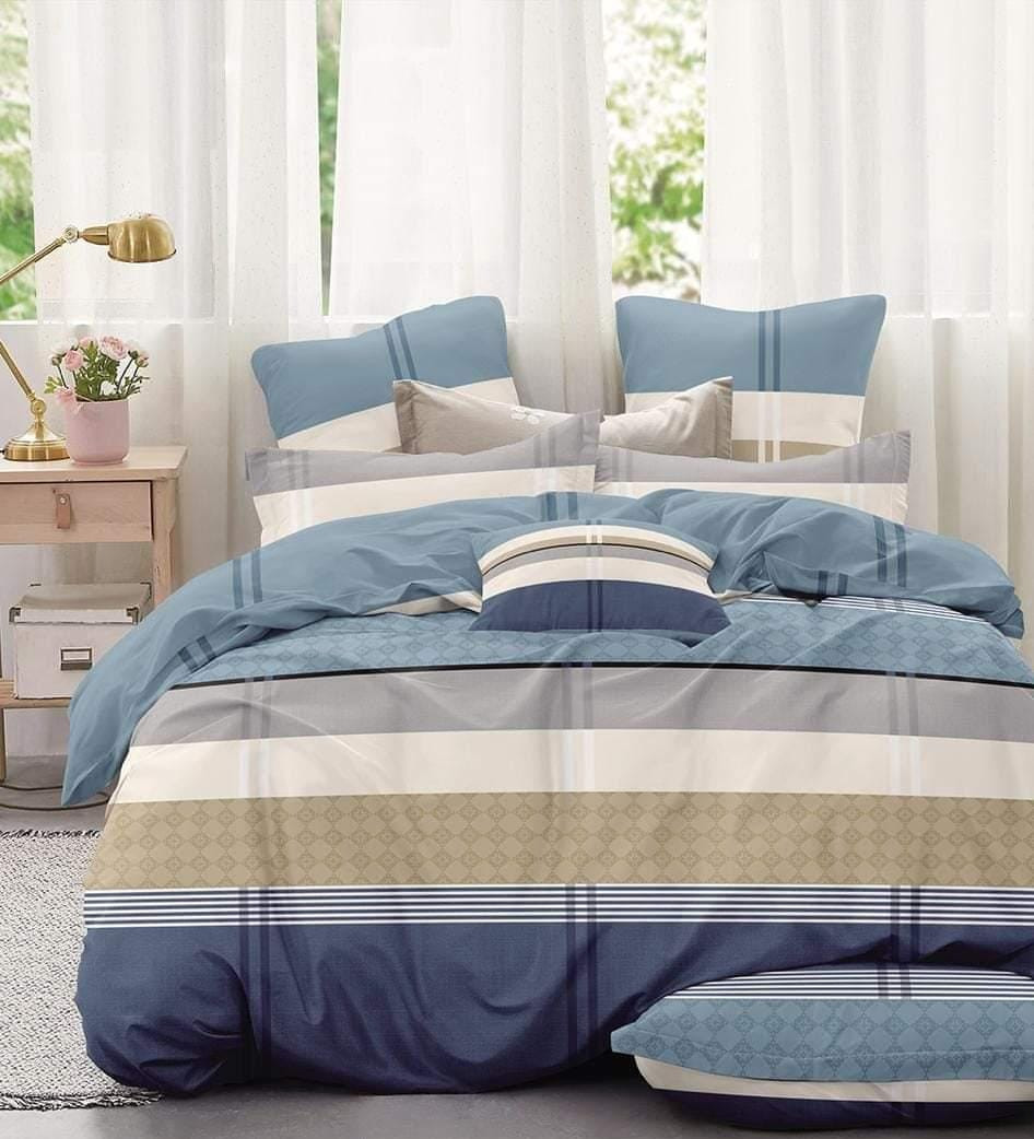 طقم ملاية سرير كبير المجد من القطن مقاوم للبقع