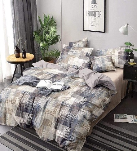 طقم سرير كبير المجد قطن تركي متعدد الالوان