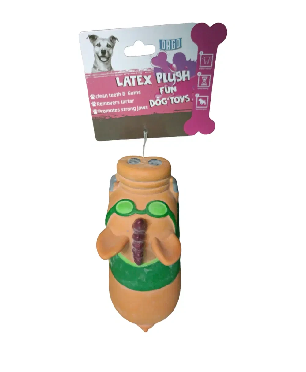 Orgo Latex Plush Fun Plg S Orange Color