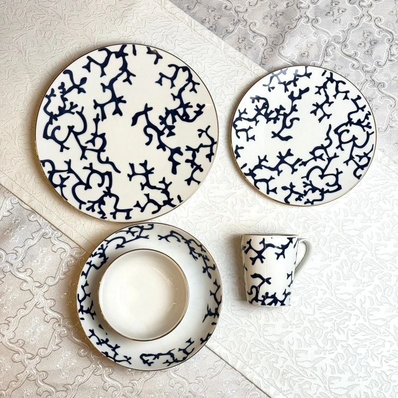 طقم عشاء 30 قطعه – Blue Bird