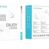 Borofone Bw48 Inlighten Wireless Bluetooth Headphones - Black, In-Ear(0110)