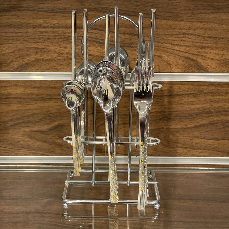 طقم معالق علي حامل ARSHIA