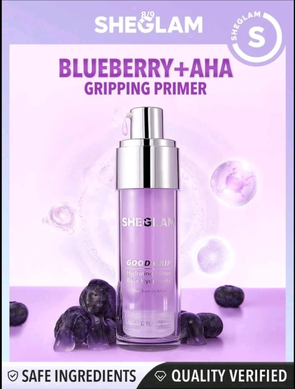 HegabSHEGLAM Good Grip Hydrating Primer-Blueberry + Aha Xmas Christmas Gift Wint