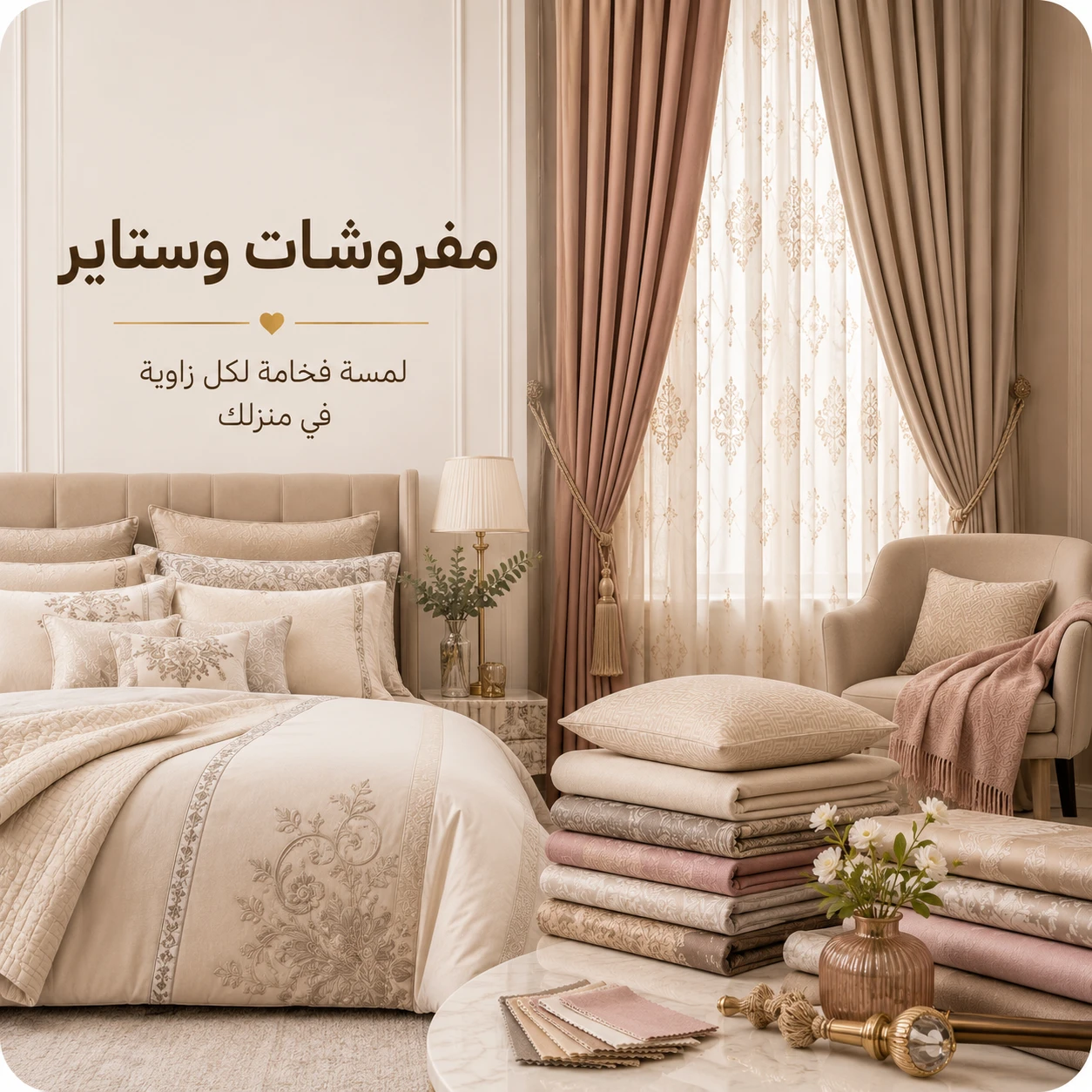 مفروشات وستائر