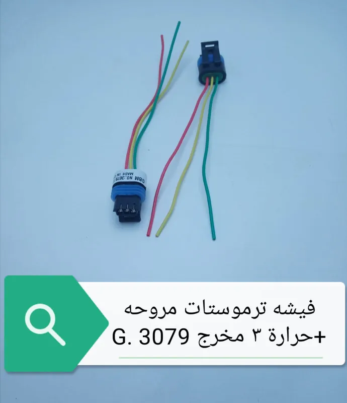 فيشه ترموستات مروحه حرارة 3مخرج
