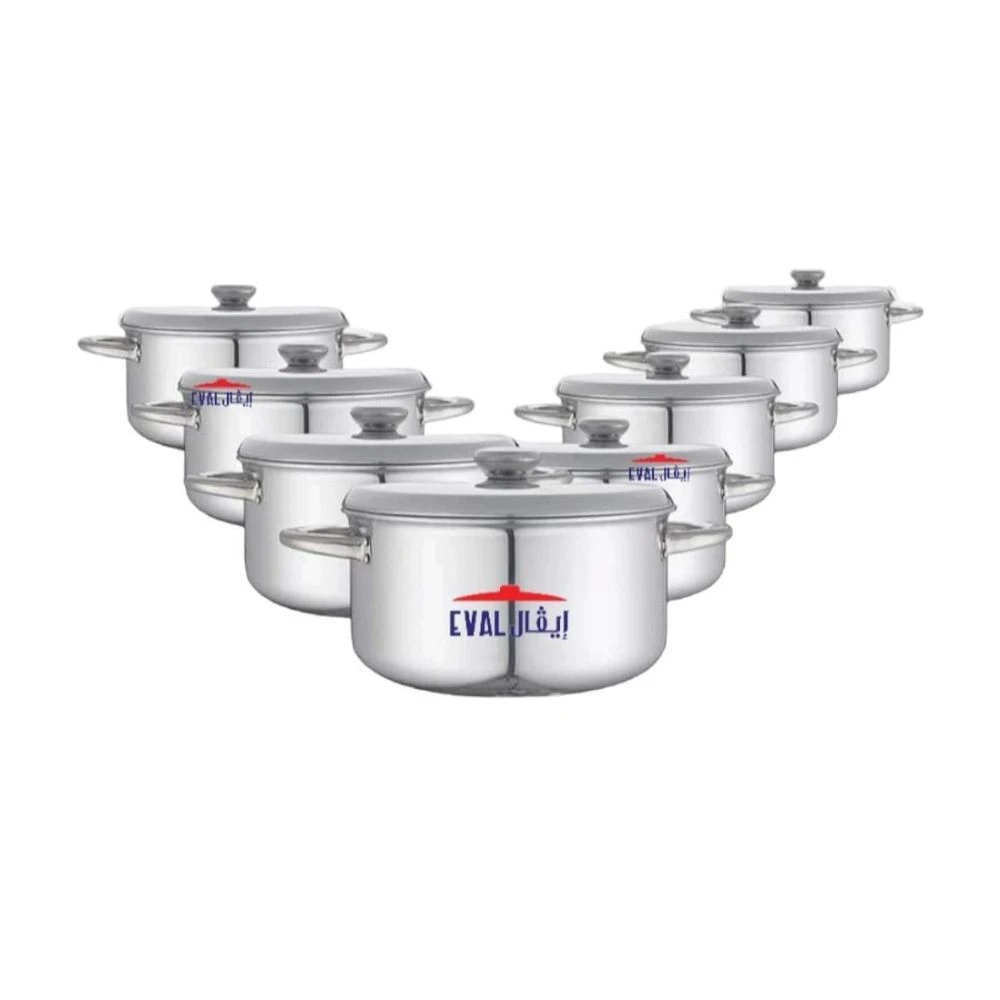 طقم حلل الومنيوم سوبر 8 ق