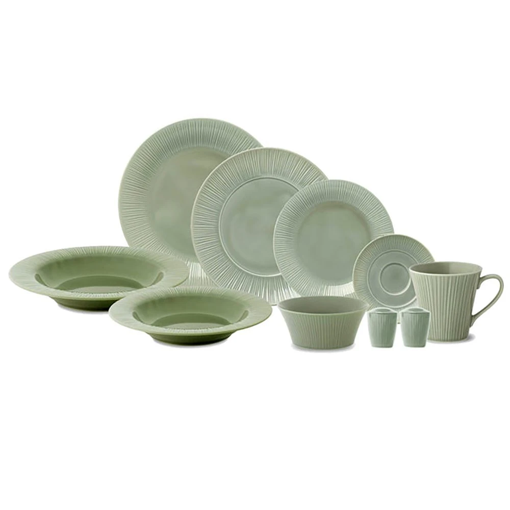 طقم عشاء 40 قطعه اخضر – 1724E – Noritake
