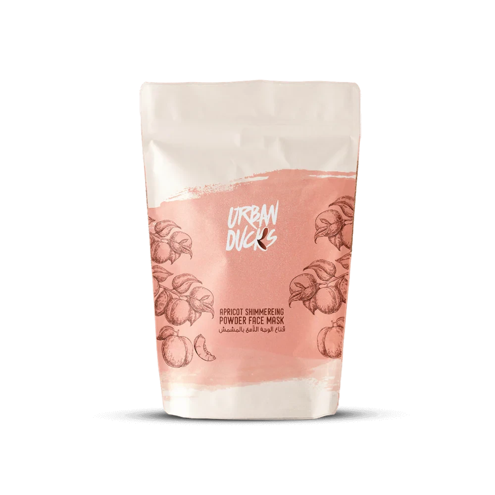 Urban Ducks Apricot Shimmering Powder Face Mask