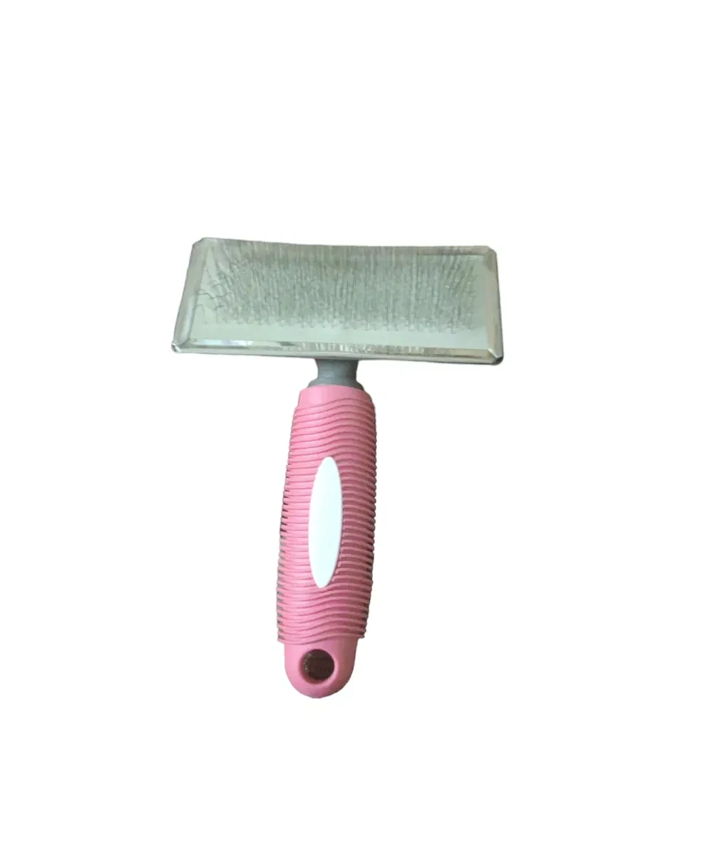 Large plastic wire brush for cats and dogs