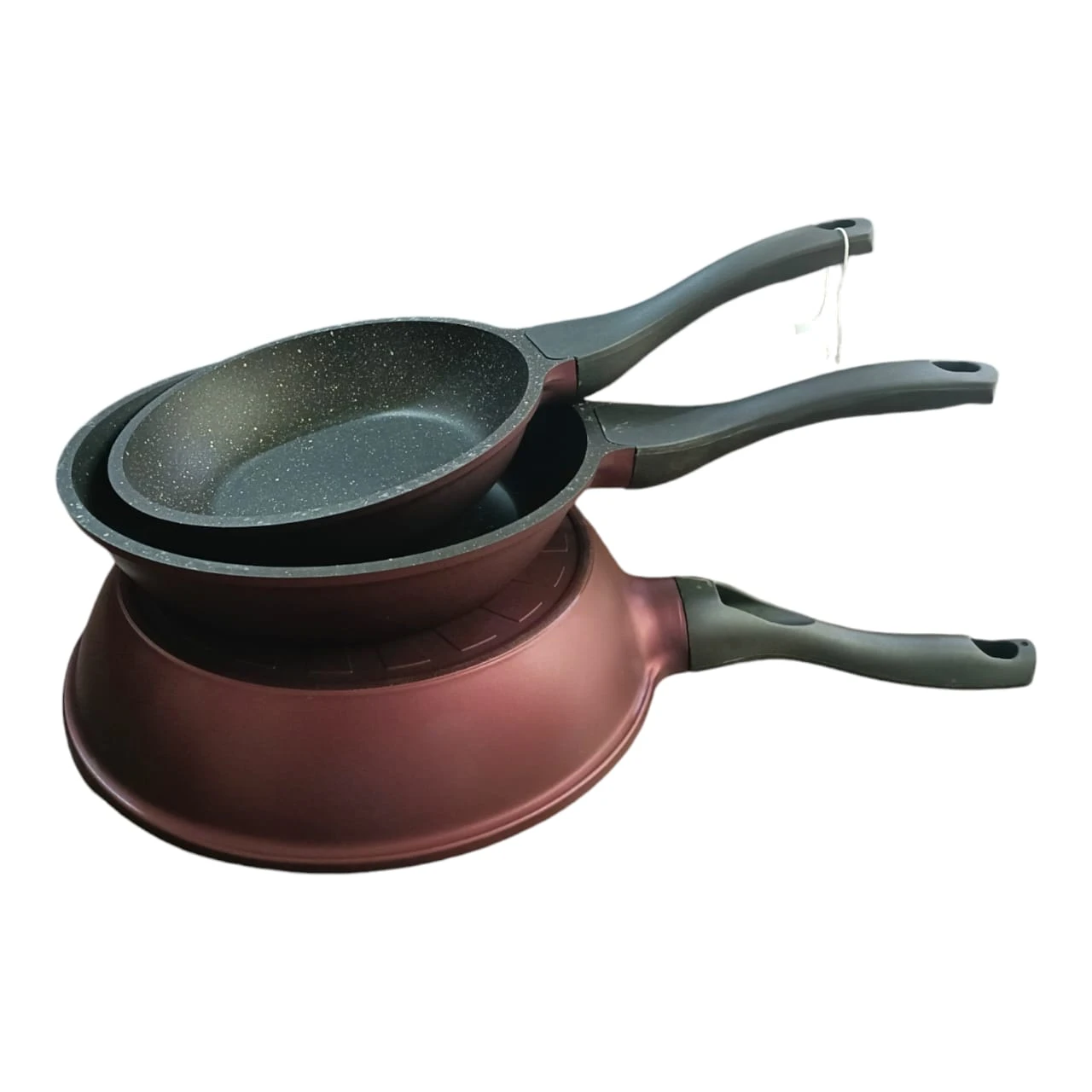 طقم مقلاية جرانيت داى كاست موديل إيطالى 3 قطعه (22/26/30)