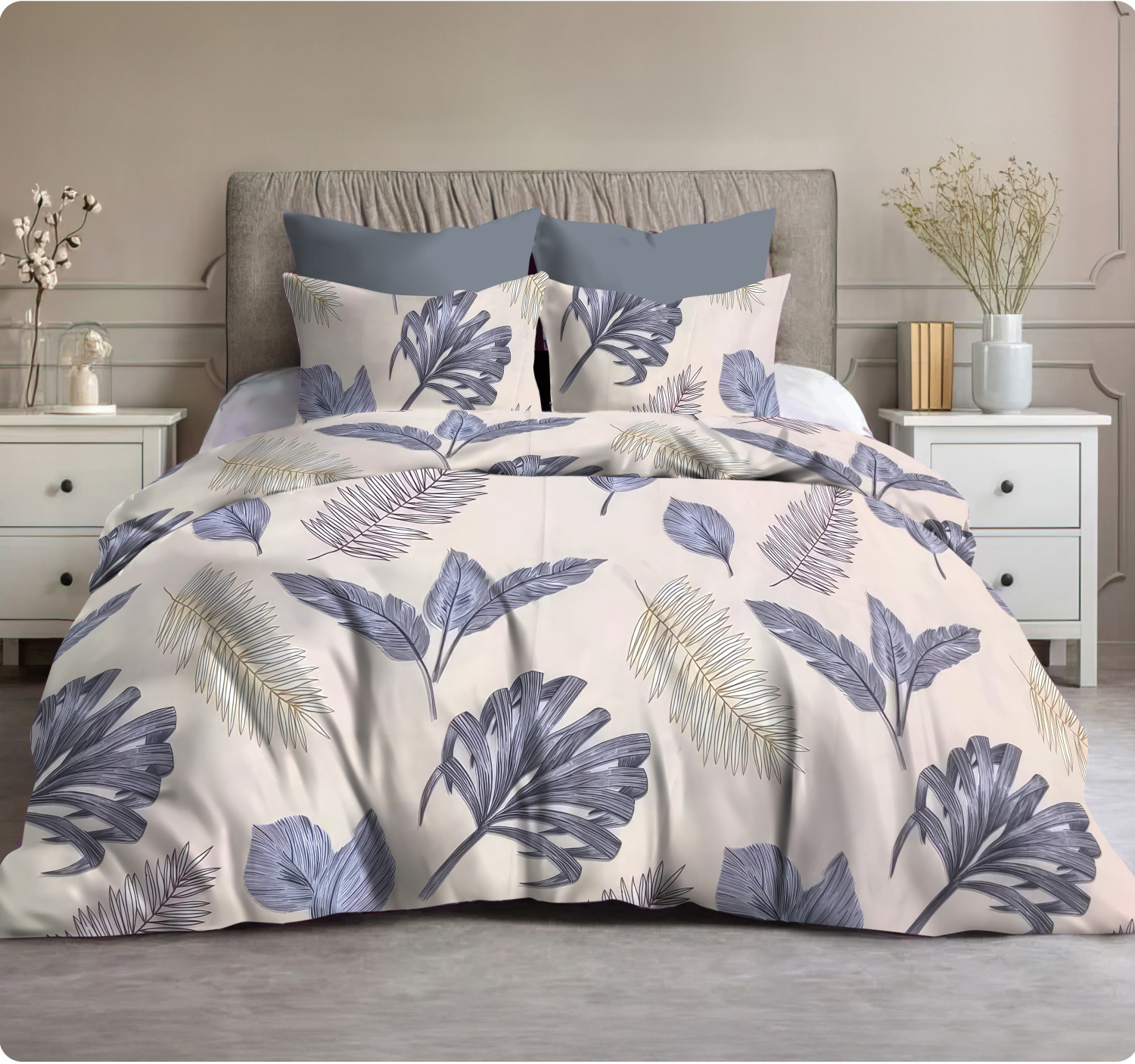 طقم  سرير اطفال من  200 × 240 سم وغطاءين للخد 52 72 وغطائي وسادة  120*45 6 قطع للاطفال