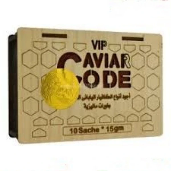 1+1 VIP Caviar Code Honey 10 Sachets كافيار كود عسل ياباني لتحسين الصحة الجنسية