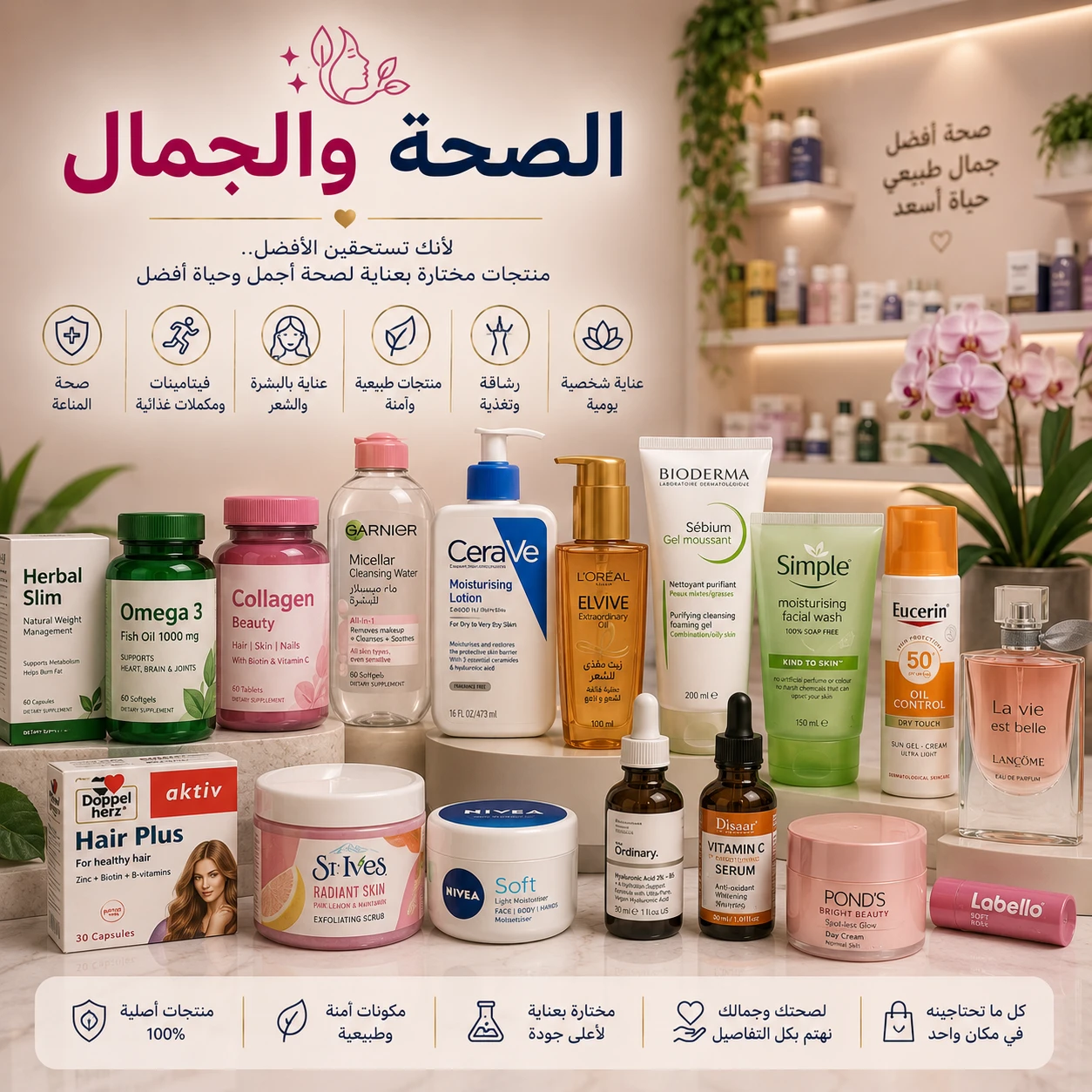الصحه والجمال