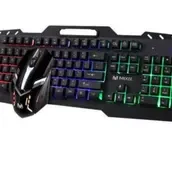 كيبورد وماوس وايرليس مضئ للألعاب ماركة زيرو ZR-6806