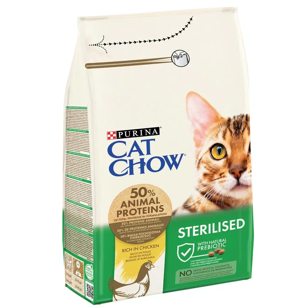 Cat chow sterilised chicken 1.5kg