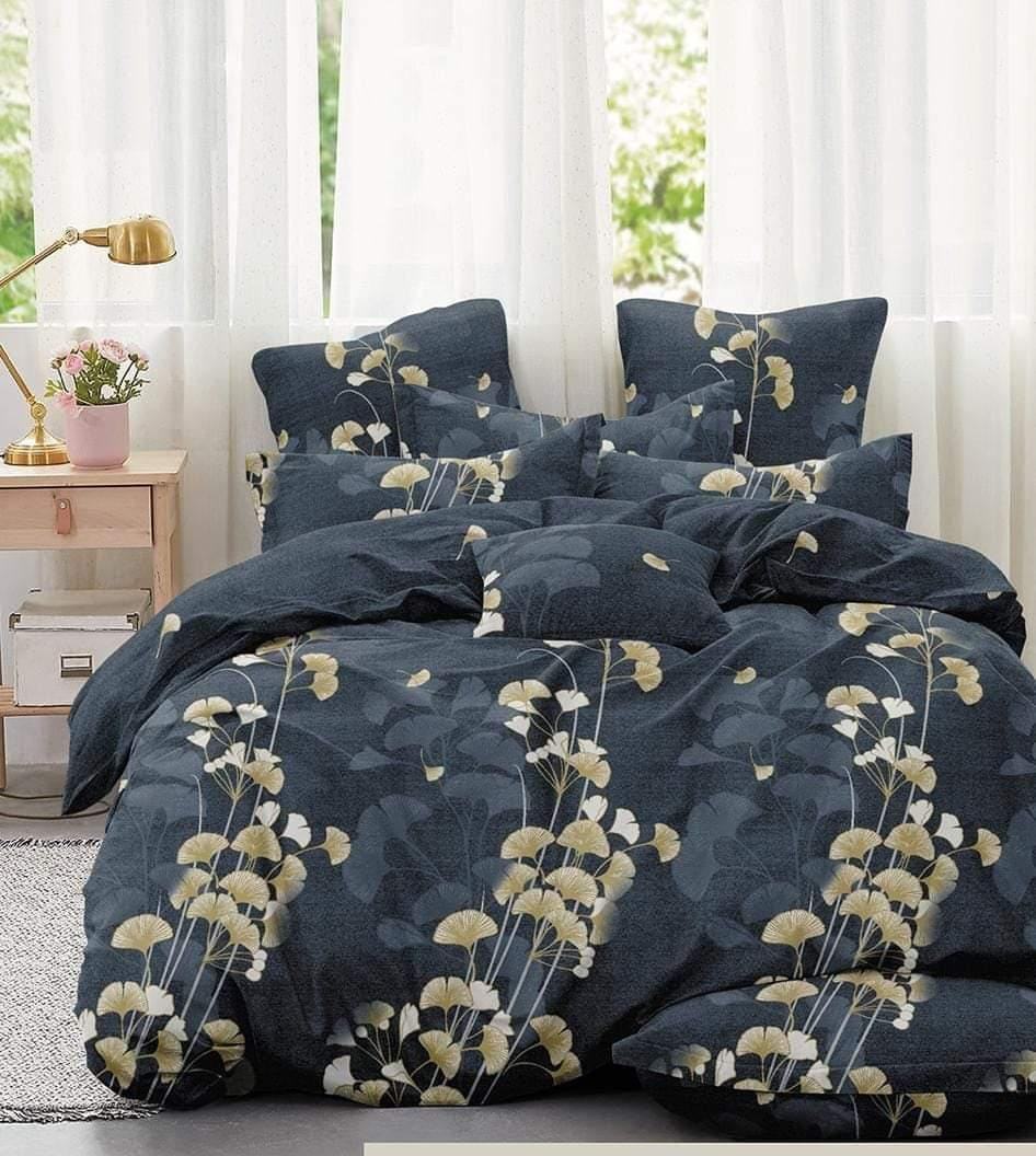 طقم مفرش سرير كبير 4 قطع موديل تركي المجد