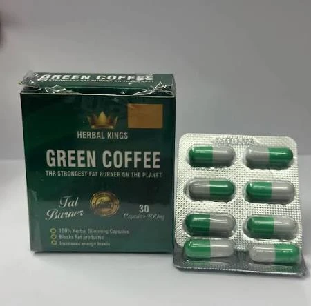 كبسولات  جرين كوفي هيربال كينجز 30 كبسولة –  green coffee