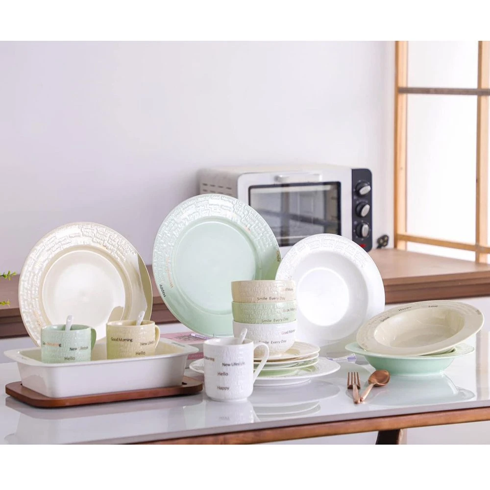 طقم عشاء 38 قطعه – Embossed/3