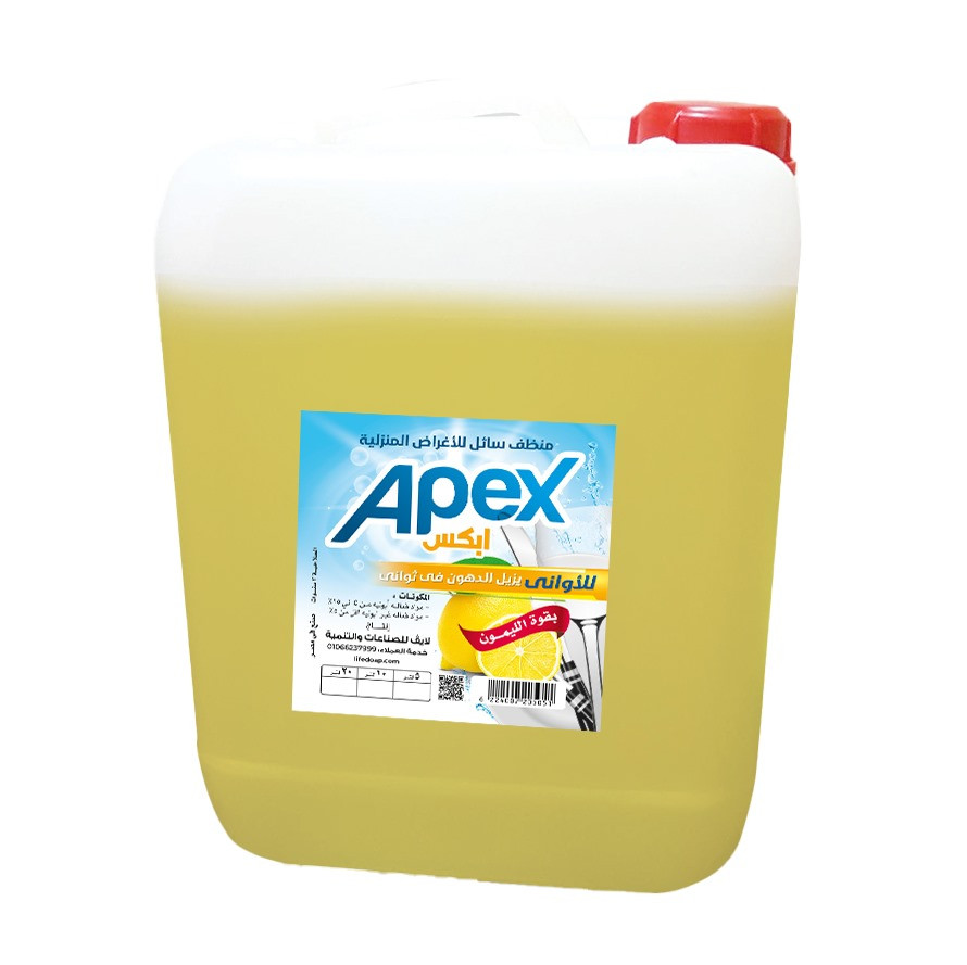 ابلكس منظف سائل للاغراض المنزليه بقوه الليمون 10 لتر