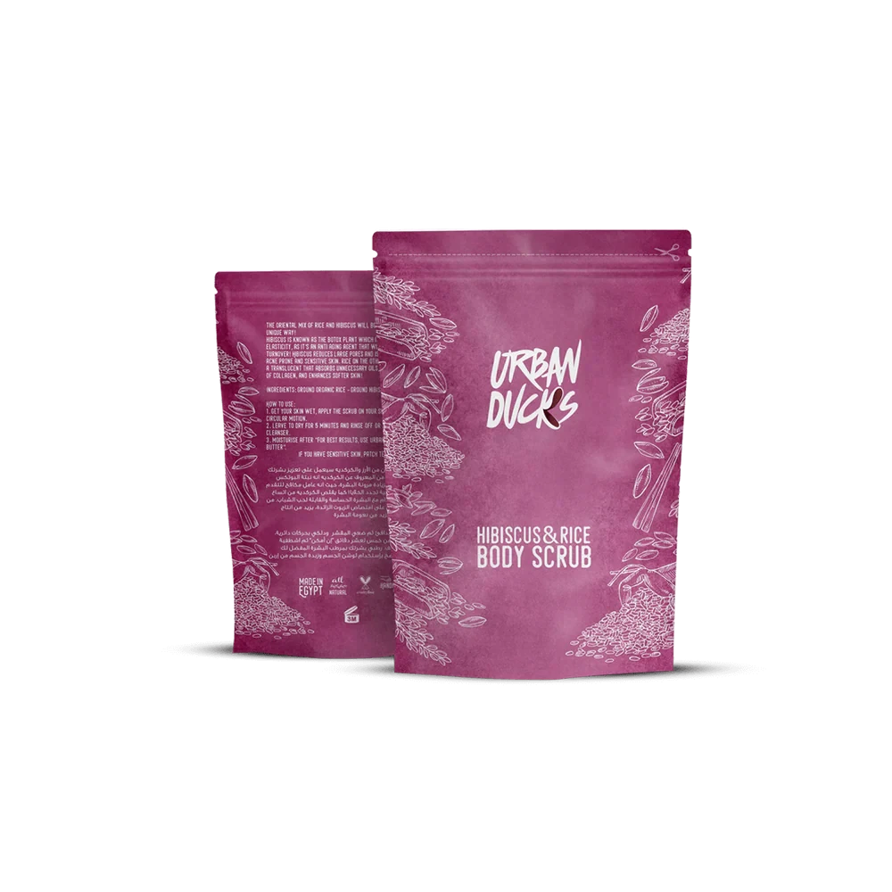 Urban Ducks Hibiscus Rice, Body & Face, Scrub & Mask