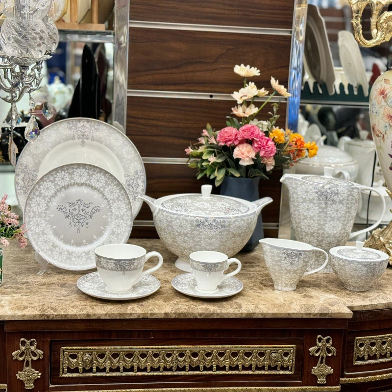 طقم سفره 62 قطعه ماليزي – 4199G