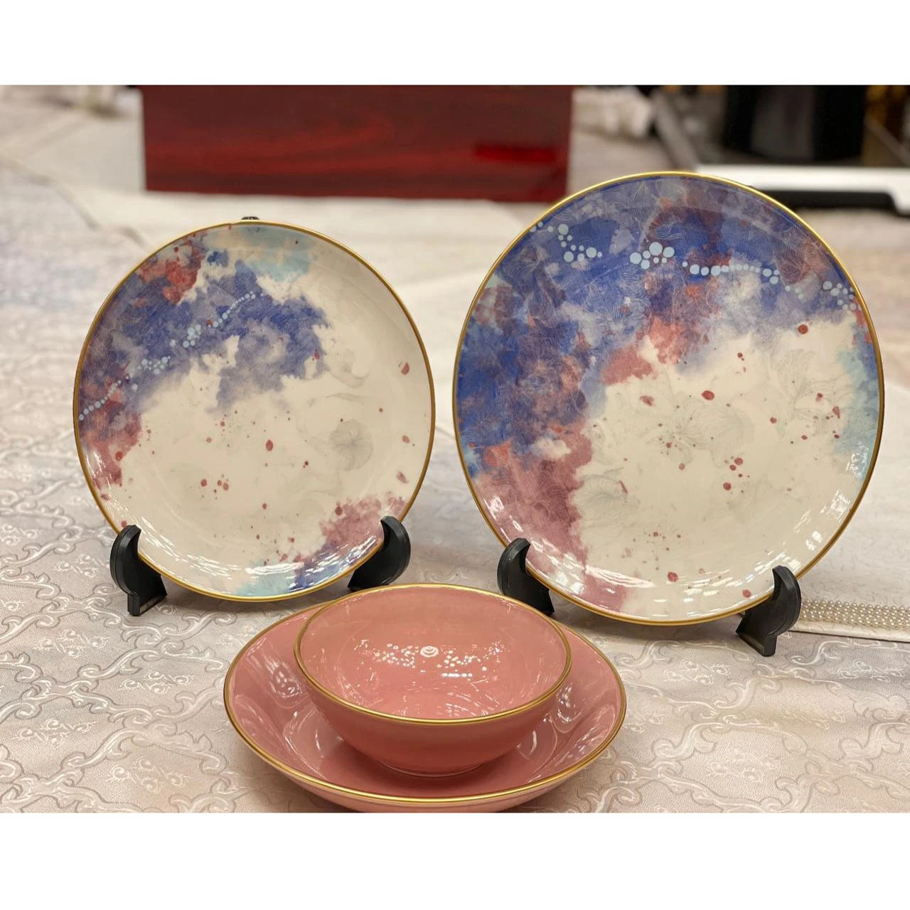 طقم عشاء 24 قطعه تركي – D04